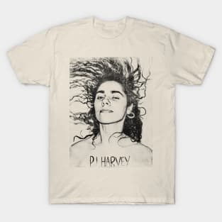 Retro Pj Harvey Rid Or Me T-Shirt